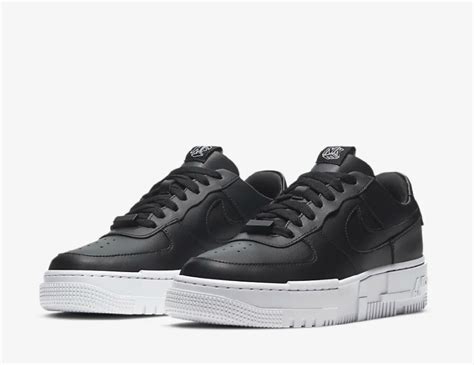 nike air force 1 pixel zwart